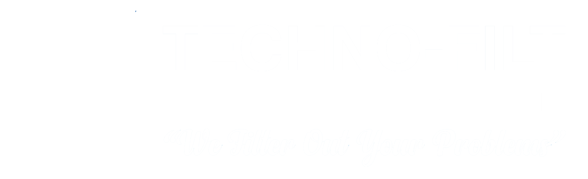 Techno Filt white logo